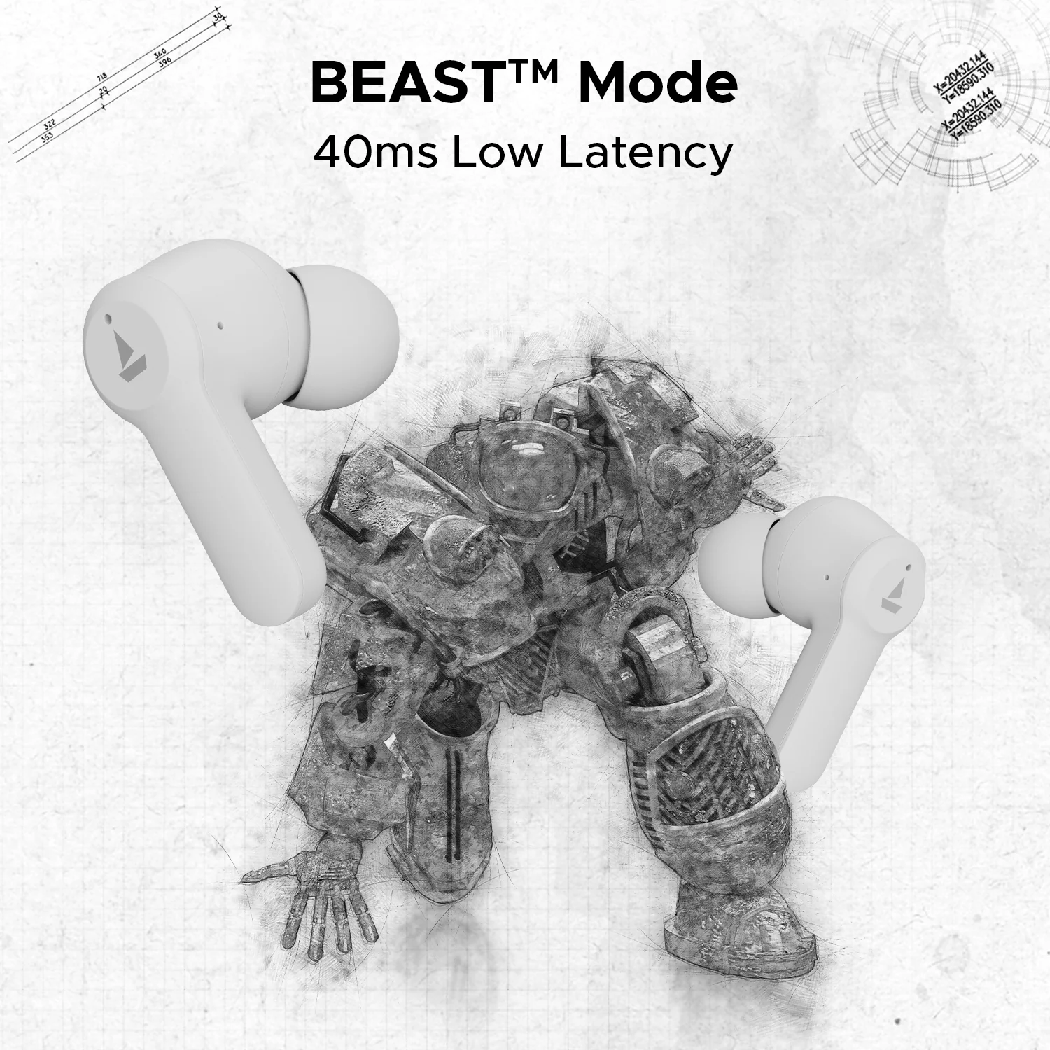 boAt Airdopes Fuel | Premium Wireless Earbuds with 10mm Drivers, 50 Hours Long Playback, BEAST™ Mode, ENx™ Technology - Image 9