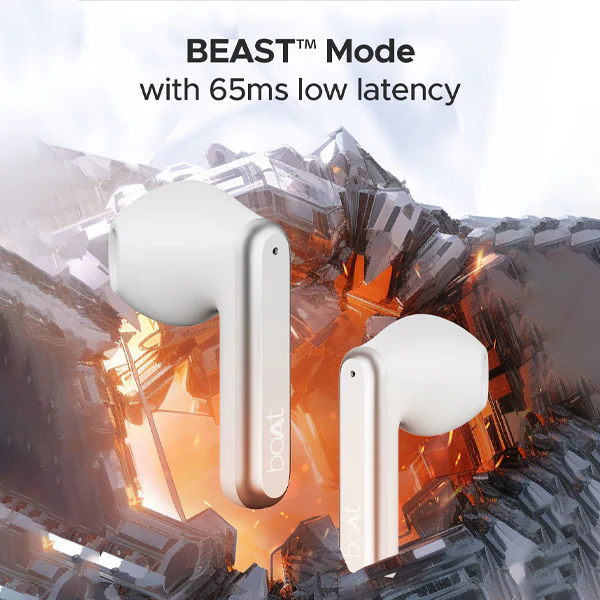 boAt Airdopes Genesis | Wireless Earbuds with 54 Hours Playback, BEAST™ Mode, Bluetooth v5.3, ENx™ Technology - Image 4
