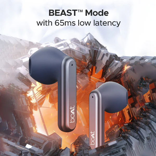 boAt Airdopes Genesis | Wireless Earbuds with 54 Hours Playback, BEAST™ Mode, Bluetooth v5.3, ENx™ Technology - Image 8