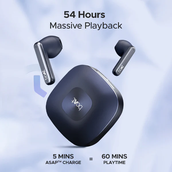 boAt Airdopes Genesis | Wireless Earbuds with 54 Hours Playback, BEAST™ Mode, Bluetooth v5.3, ENx™ Technology - Image 9