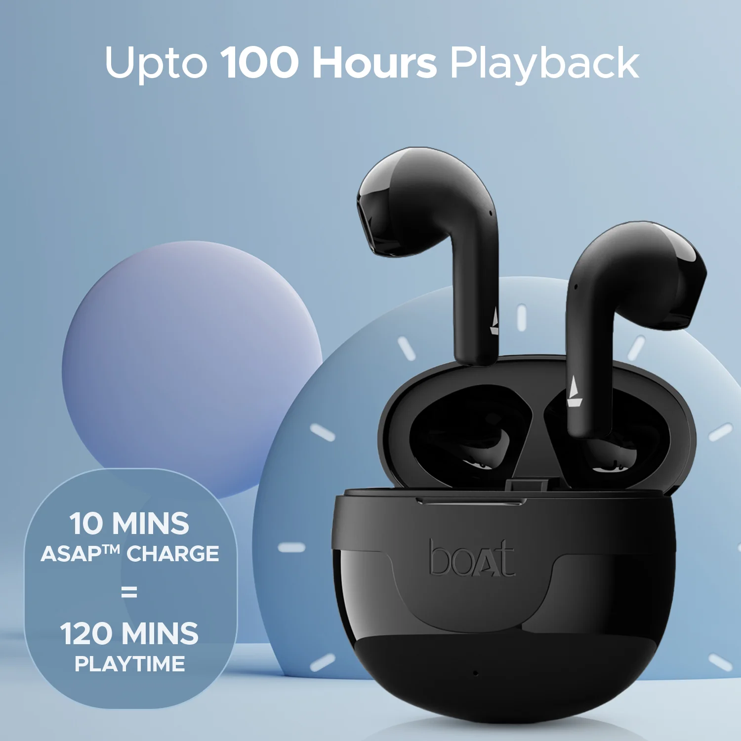 boAt Airdopes Hype | Wireless Earbuds with 100 Hours Playback, ENx™ Technology, ASAP™ Charge, BEAST™ Mode, 13mm Drivers - Image 11