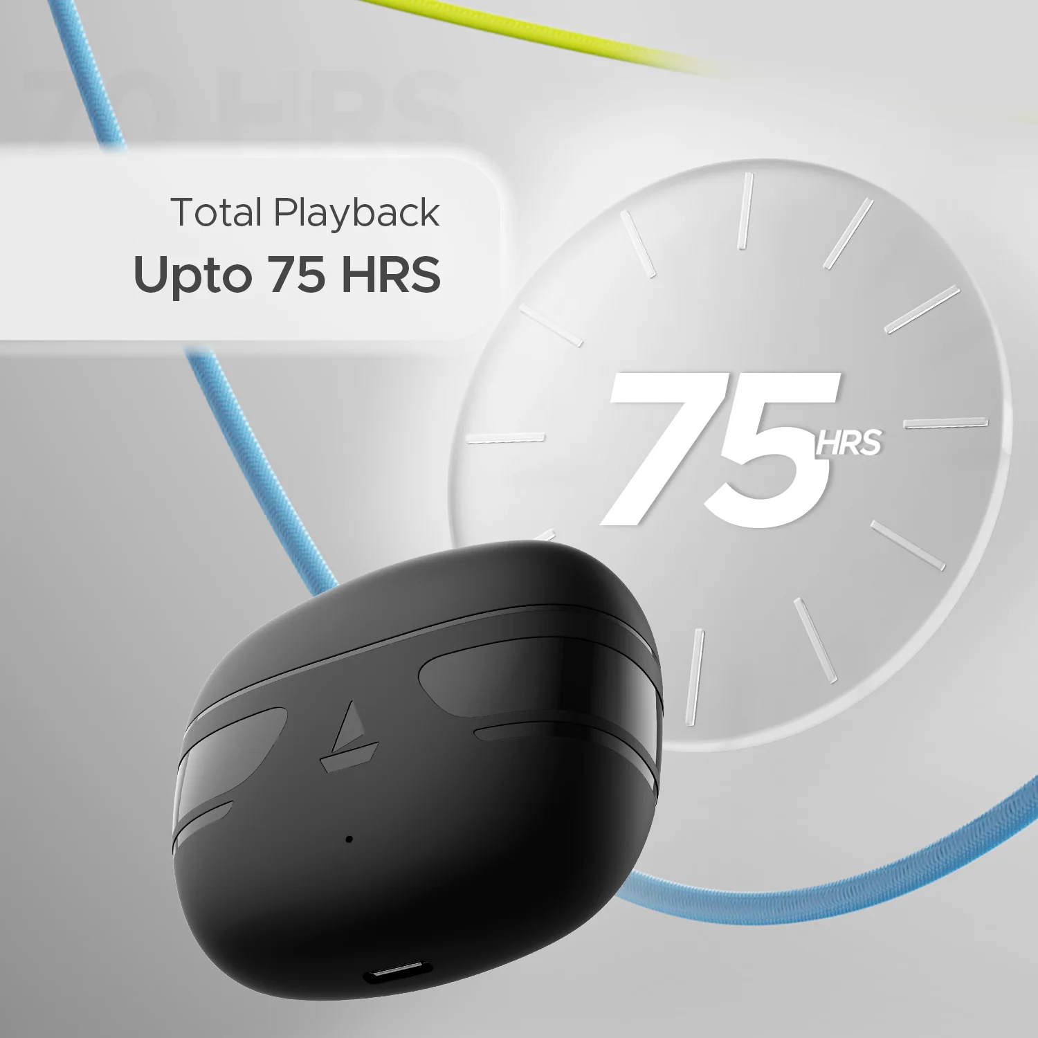 boAt Airdopes Kick | Wireless Earbuds with 75 Hours Long Playback, 13mm Drivers, BEAST™ Mode, Quad Mics With ENx™ Technology - Image 5