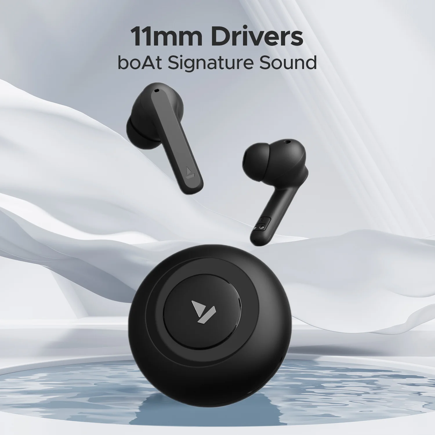 boAt Airdopes Sonik | Wireless Earbuds with 60 Hours Playback, Bluetooth v5.3, ENx™ Technology, ASAP™ Charge - Image 7