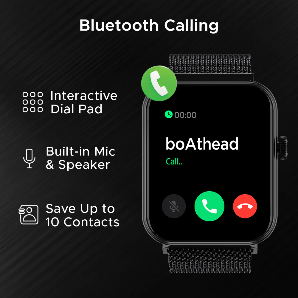 boAt Cosmos Plus | Smartwatch with 1.78" (4.52cm) AMOLED Display, BT Calling, 100+ Sports Modes, Heart Rate, SpO2 - Image 6