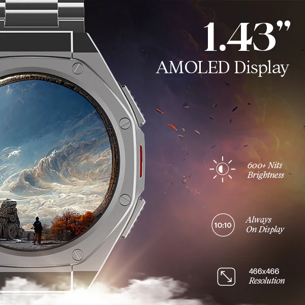 boAt Enigma X600 | Smartwatch with 1.43" (3.63 cm) Amoled Round Display, BT Calling, 100+ Watch Faces, 100+ Sports Modes - Image 18