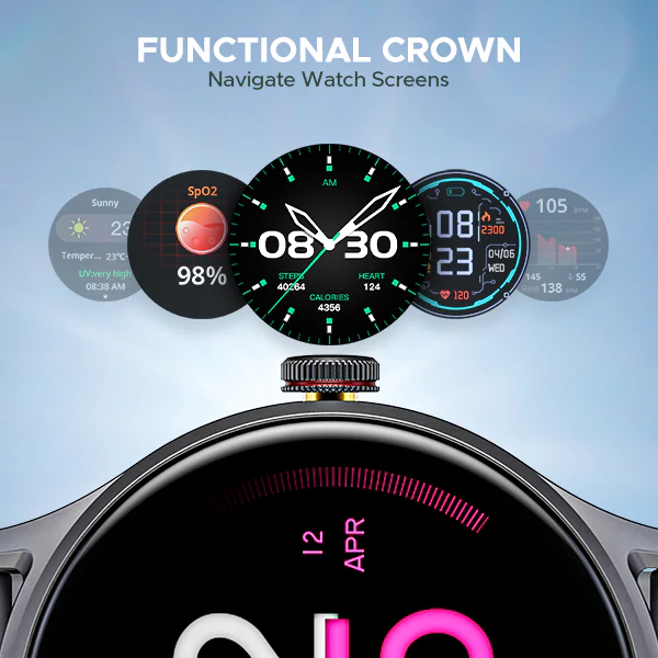 boAt Lunar Vista | Smartwatch with 1.52" (3.86cm) Vivid Round Display, BT Calling,  100+ Sports Modes, AI Voice Assistant - Image 15