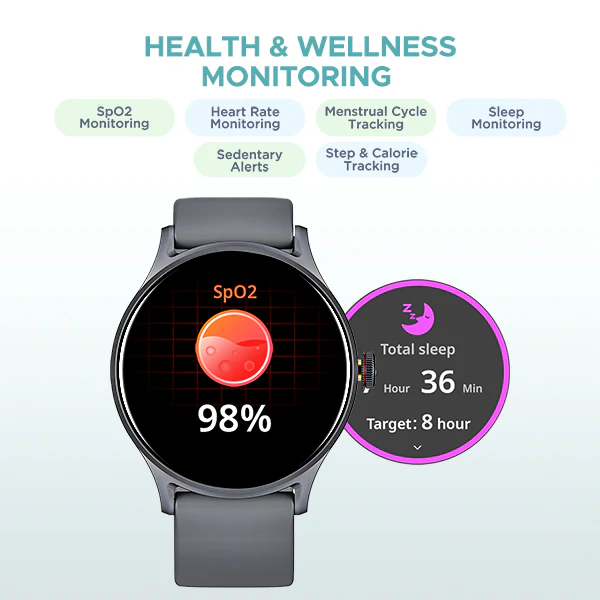 boAt Lunar Vista | Smartwatch with 1.52" (3.86cm) Vivid Round Display, BT Calling,  100+ Sports Modes, AI Voice Assistant - Image 17