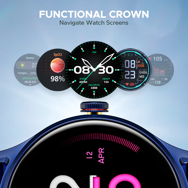 boAt Lunar Vista | Smartwatch with 1.52" (3.86cm) Vivid Round Display, BT Calling,  100+ Sports Modes, AI Voice Assistant - Image 19