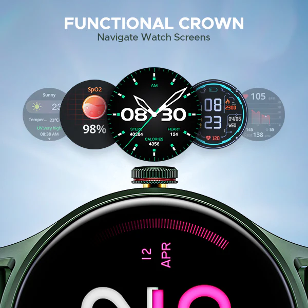 boAt Lunar Vista | Smartwatch with 1.52" (3.86cm) Vivid Round Display, BT Calling,  100+ Sports Modes, AI Voice Assistant - Image 23