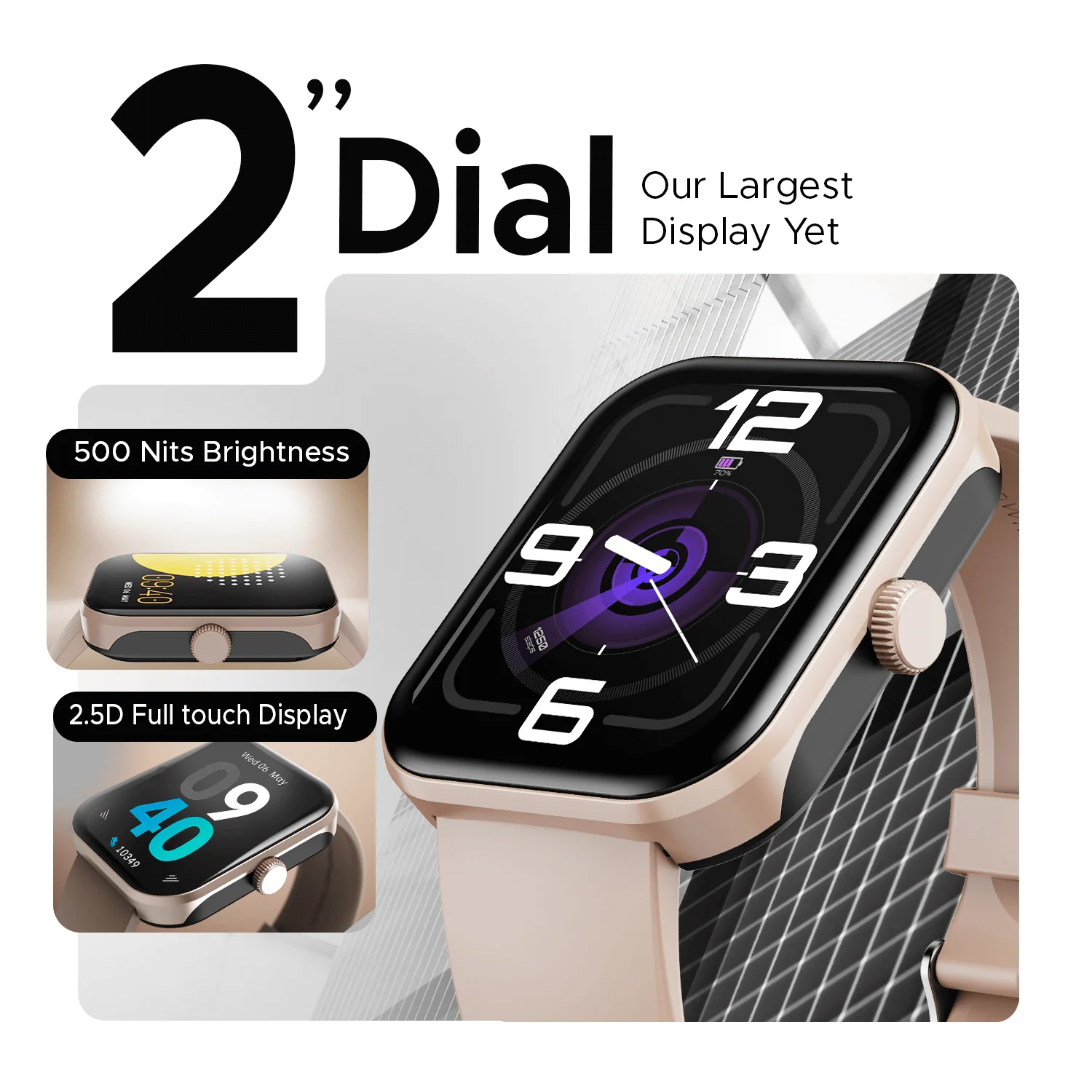 boAt Ultima Call Max | Bluetooth Calling Smartwatch with 2"(5.08 cm) Large HD Display, 100+ Sports Modes, 10 Days Battery - Image 13