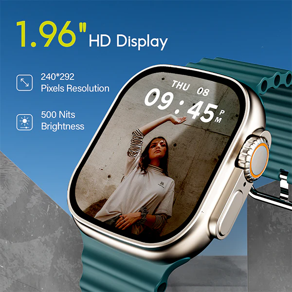 boAt Wave Elevate | Smartwatch with 1.96" (4.97cm) HD Display, BT Calling, 100+ Sports Modes, 15 Days Battery, Premium Metal Body - Image 13