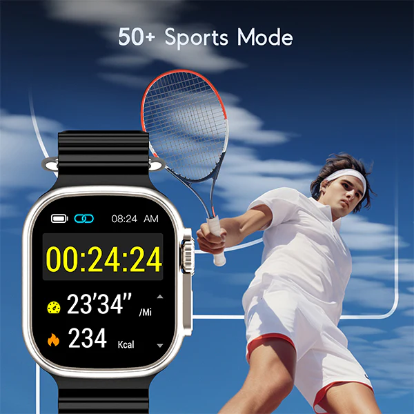 boAt Wave Elevate | Smartwatch with 1.96" (4.97cm) HD Display, BT Calling, 100+ Sports Modes, 15 Days Battery, Premium Metal Body - Image 6