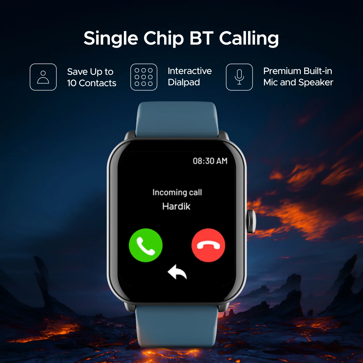 boAt Wave Fury | Bluetooth Calling Smartwatch with 1.83" (4.64cm) HD display, 30 days Battery, Heart Rate & SpO2 monitoring - Image 15