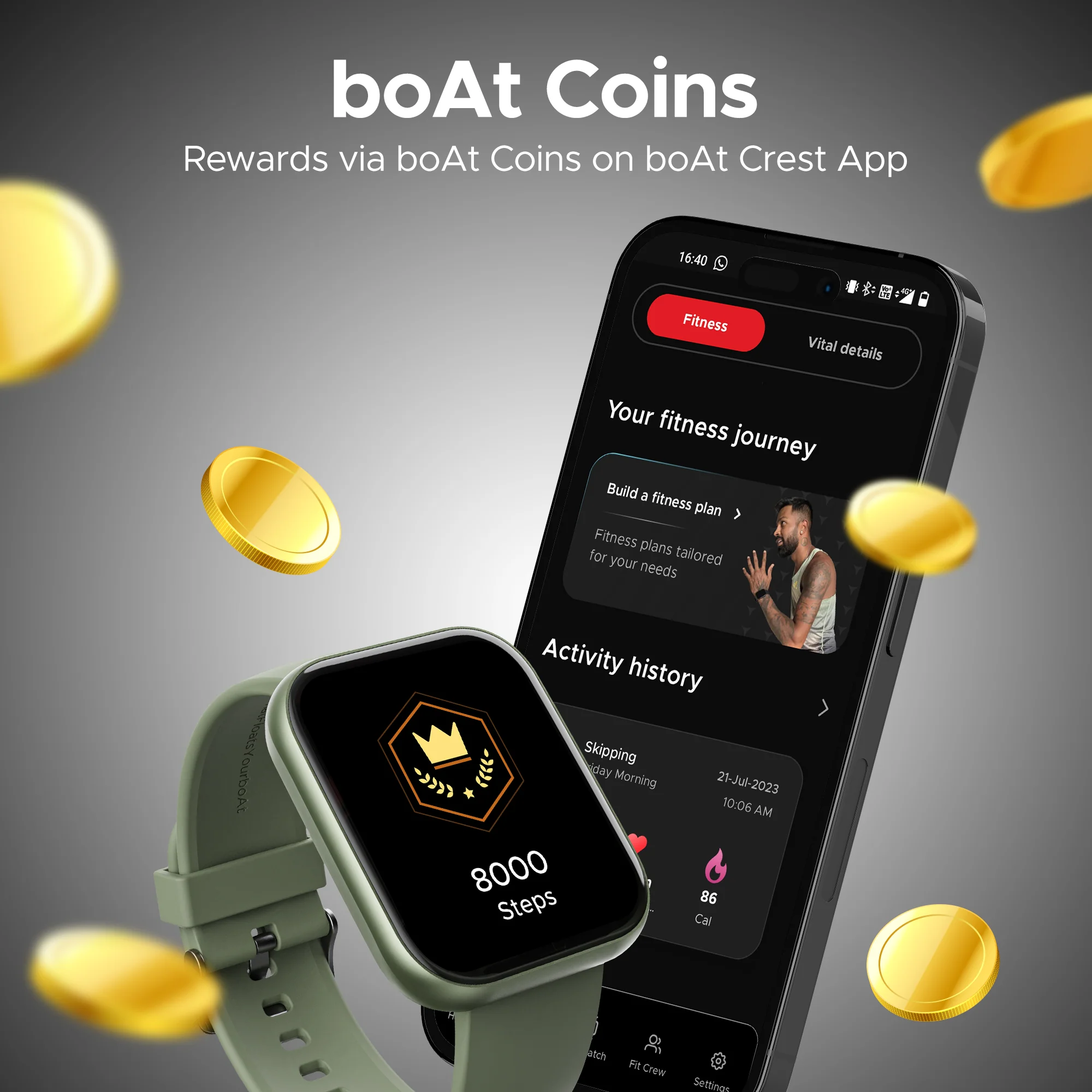 boAt Wave Neo Plus | Smartwatch with 1.96" (4.97cm) HD Display, BT Calling, 7 Days Battery Life, 700+ Active Modes - Image 21